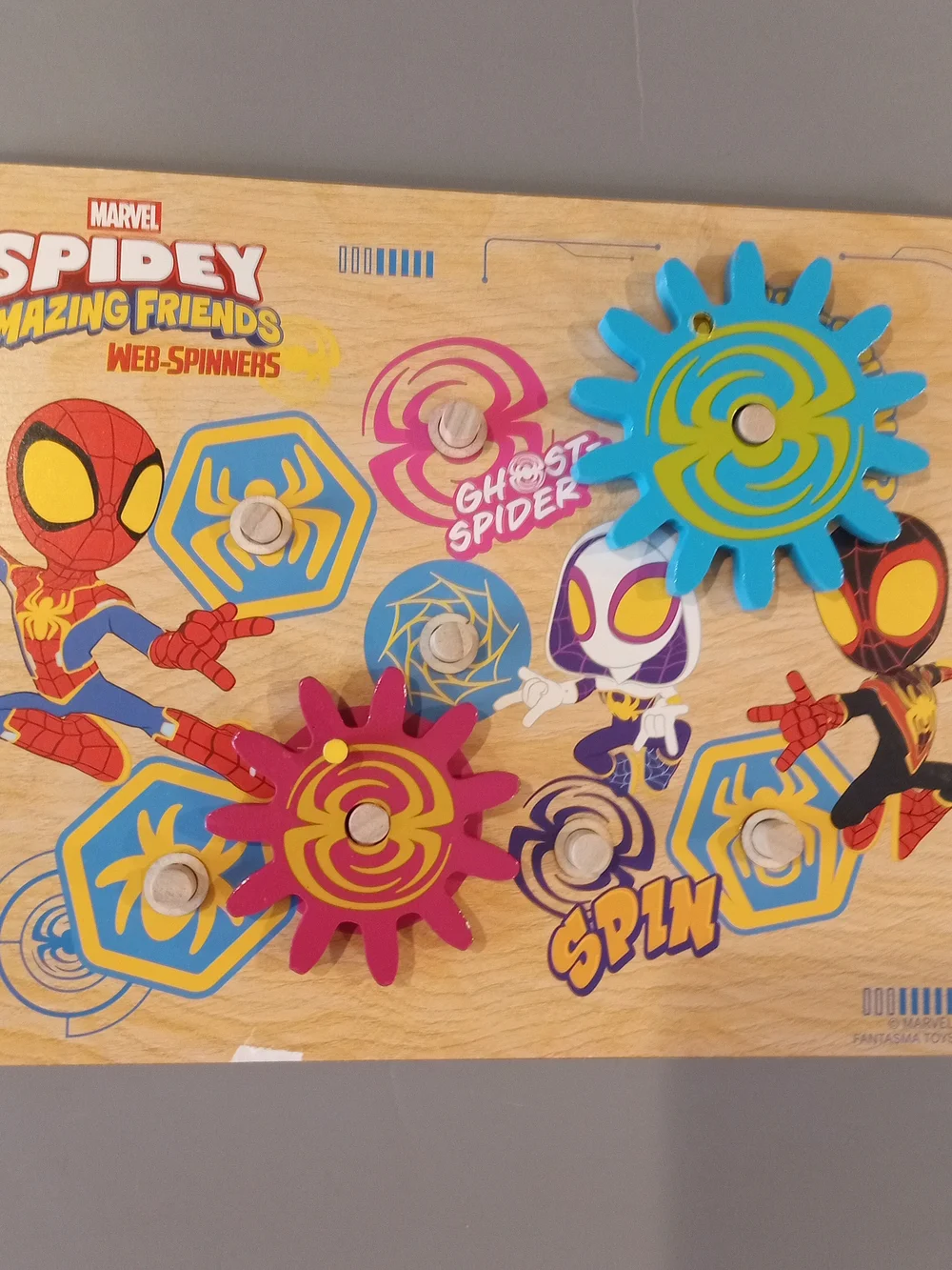 Spidey Amazing Friends Wooden Webspiner Puzzle Replacement Pieces